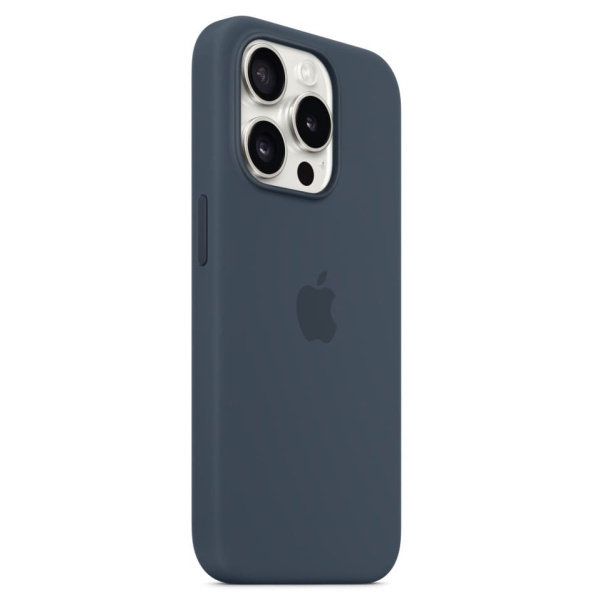 Чехол Silicone Case MagSafe Iphone 15 Pro Синий