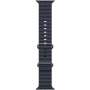 Apple Watch Ultra 2 (2024) 49mm Natural Titanium Case with Navy Ocean Band (MXTH3)