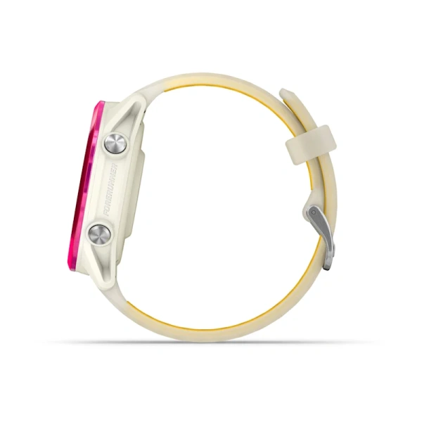 Спортивные часы Garmin Forerunner 570 42 мм, безель Raspberry, ремешок полупрозрачный светлый/манго (010-02970-02)