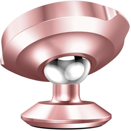Автомобильный держатель BASEUS Small ears (SUER-B0R) магнитный розовое золото, на клею