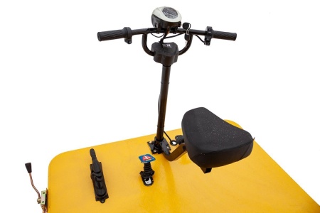 Платформенная тележка электрическая Rutrike СКЛАД 2000