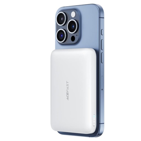 Портативный аккумулятор AceFast Magnetic M25 5000mAh White