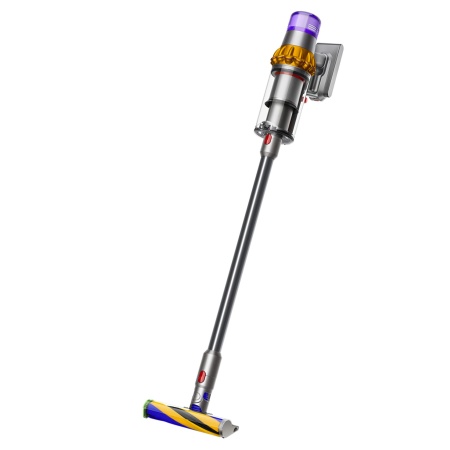 Вертикальный беспроводной пылесос Dyson V15 Detect Absolute (SV22) Yellow/Nickel