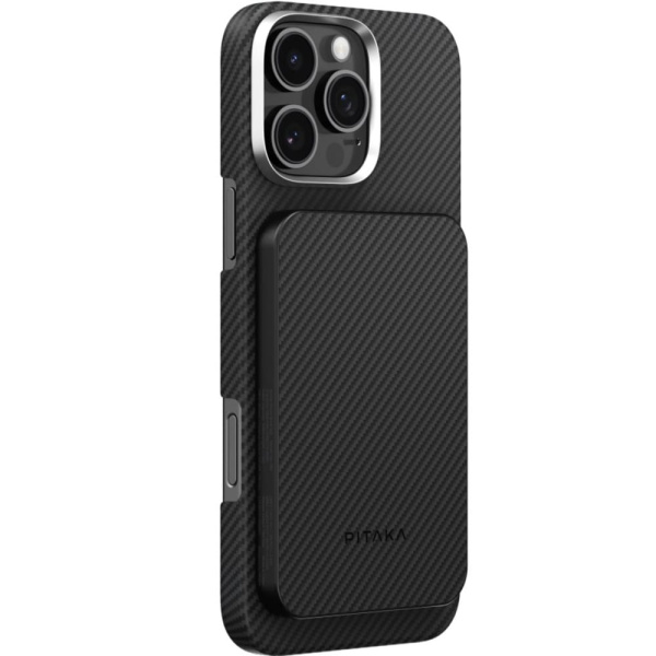 Внешний аккумулятор PITAKA Power Bank Qi2 Black/Grey