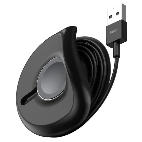 Беспроводная зарядка для Apple Watch Baseus YoYo - Черная (WXYYQIW03-01)
