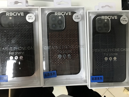 Чехол накладка кожаный RBCIVE для iPhone 13 Pro