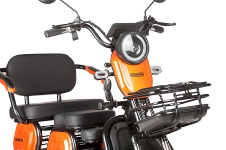 Электротрицикл Rutrike Gelbert Caf 48V/60V 600Вт (Белый-3039)