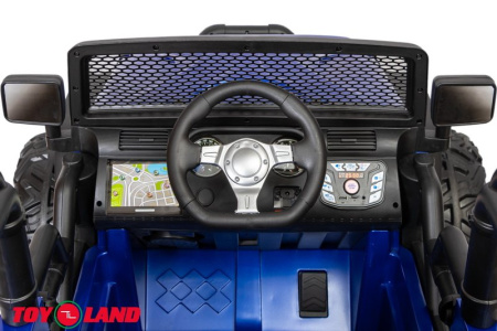 Детский электромобиль Jeep JC 666 24V Синий краска