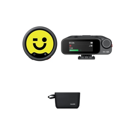 Insta360 Mic Pro: один чёрный передатчик, приёмник и чехол