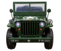 Детский электромобиль Jeep Willys YKE 4137 4x4 Зеленый (армия)