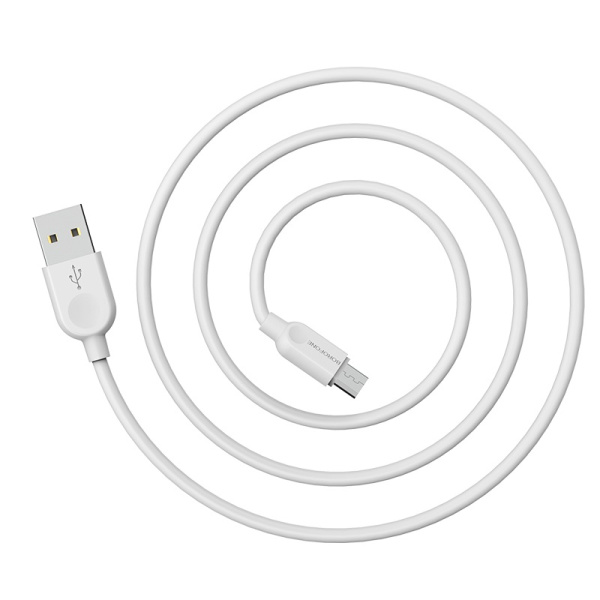 Кабель Borofone BX14 LinkJet USB Cable Micro-USB 1m White