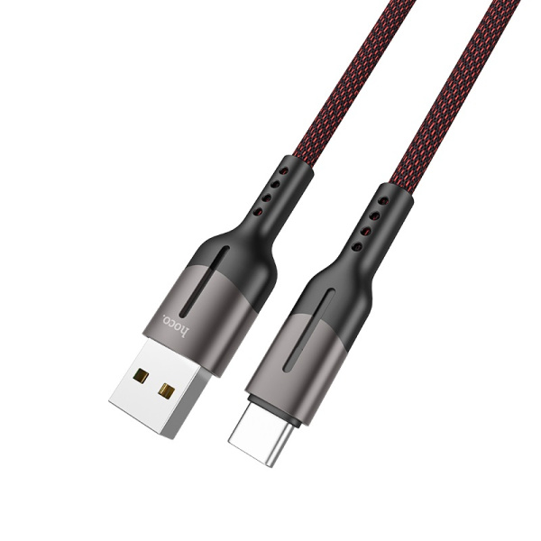 Кабель USB HOCO U68 USB - Type-C 5A 1.2 м Черный