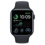 Apple Watch SE (2022), 44 мм корпус из алюминия цвета «тёмная ночь», спортивный ремешок «тёмная ночь»