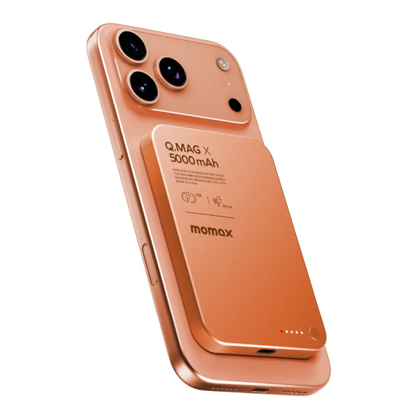 Портативный аккумулятор MOMAX Q.Mag X Magnetic 5000mAh (IP116AM) Orange