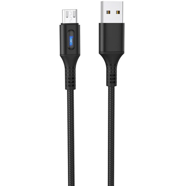 Кабель USB HOCO U79 Admirable USB - MicroUSB 1.2м (Черный)