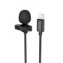 Микрофон петличный Lightning Hoco L14