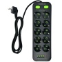 Удлинитель 10 розеток 4 USB 1 Type-C Yemstza YM-LD10U Черный