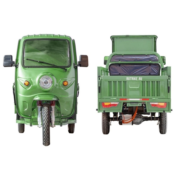 Грузовой электротрицикл Rutrike Гермес 1500 60V1200W (Темно-синий матовый-2811)