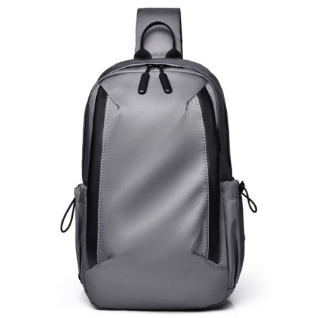 Сумка через плечо двухсторонняя Серый