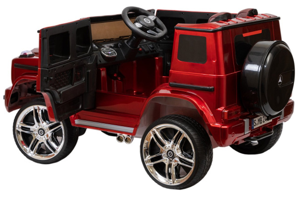 Детский электромобиль Mercedes-Benz G63 (высокая дверь) 4x4 YHH2409 Красный краска
