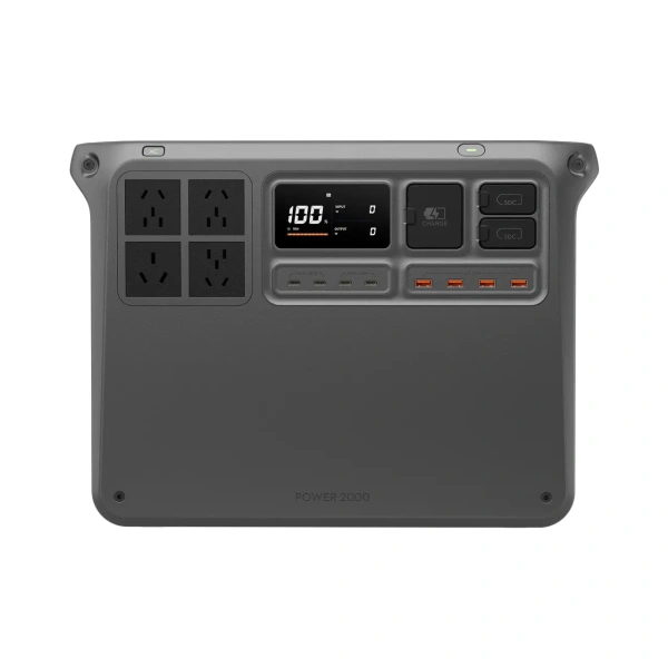 DJI Power 2000 — вид спереди и сбоку, официальное фото DJI