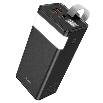Внешний аккумулятор Hoco J86 Powermaster, 40000 мАч, 22,5 Вт, USB-C PD 20 Вт, чёрный