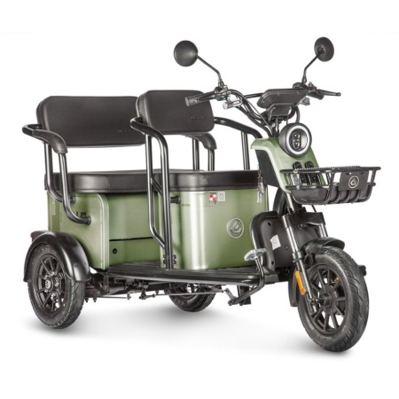 Электротрицикл Wanshida UM+ 60V 1000Вт (Зеленый-3099)