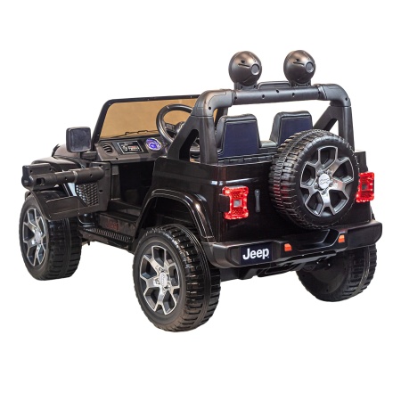Детский электромобиль Джип Jeep Rubicon DK-JWR555 черный
