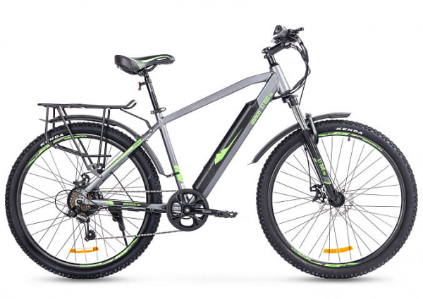Электровелосипед Eltreco XT 800 Pro (Серо-зеленый-2670)