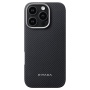 Чехол Pitaka Ultra-Slim Case для Iphone 16 Pro Black/Gray