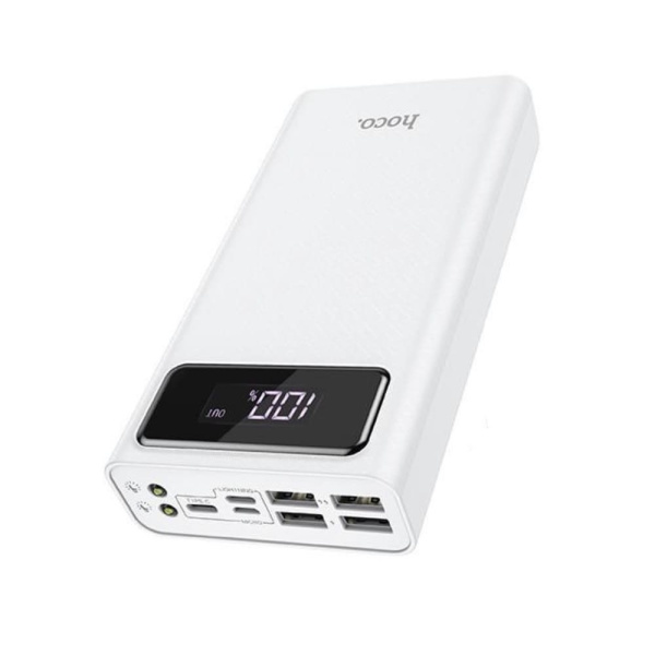 Портативный аккумулятор Hoco 30000mAh J65 White