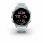 Экран тренировки Garmin Forerunner 570 42 мм, голубой / белый: время, расстояние, темп и пульс