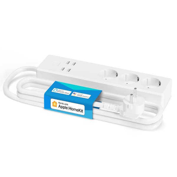 Умный удлинитель Meross Smart WiFi Power Strip MSS425E