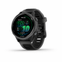 Чёрные спортивные часы Garmin Forerunner 570 42 мм — вид спереди под углом