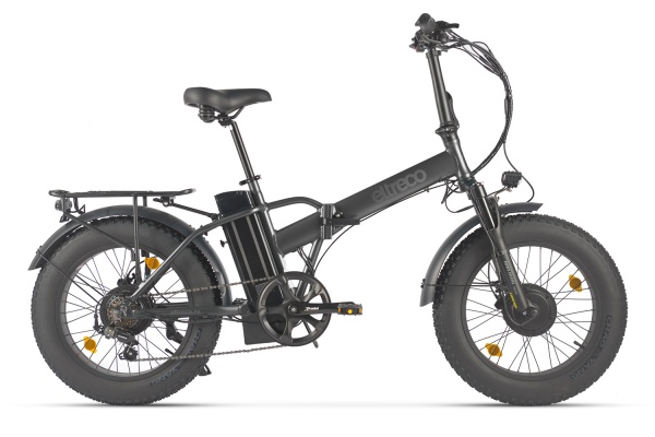Электровелосипед Eltreco BAD DUAL NEW (Черный матовый-3202)
