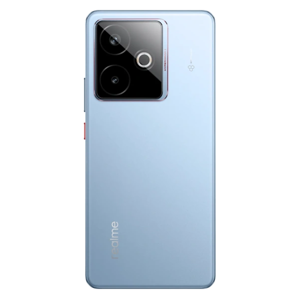 Смартфон Realme GT 7T 12/512GB 5G Синий Ледник — на белом фоне
