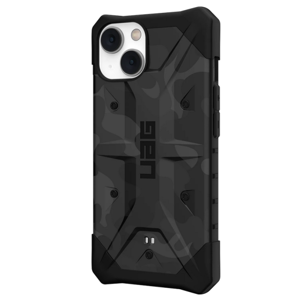 Чехол Uag Pathfinder SE Camo для iPhone 14 Pro 6.1", цвет черный камуфляж (Midnight Camo)
