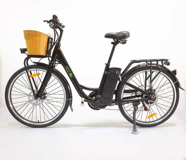 Электровелосипед GreenCamel Бриз (R26 350W 36V 10Ah) Алюм, 6скор Черный
