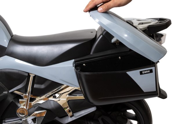 Детский электромотоцикл Moto BMW 1200 (213) Серый