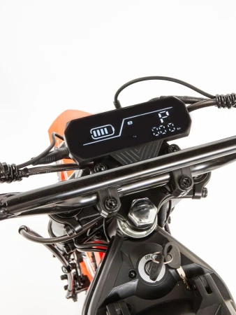 Электропитбайк Minako Pit R 60V 23Ah — Оранжевый — фото 8.webp