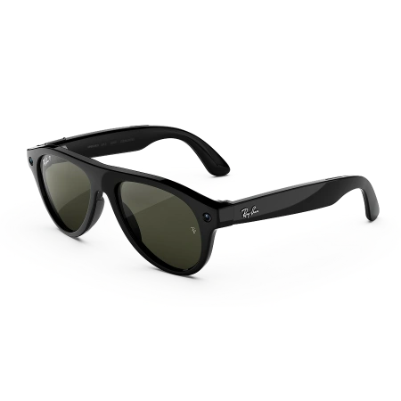 Умные очки Ray-Ban Meta Aviator Gen 3 Shiny Black / Polarized Green, Standard