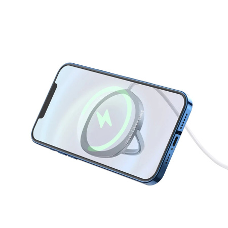 Беспроводное зарядное устройство с подставкой MagSafe Borofone BQ12 Белый
