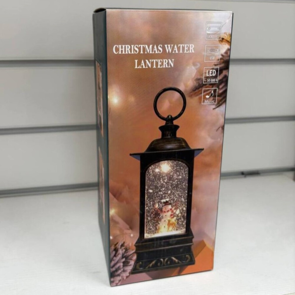 Фонарь новогодний WT-001 Снеговик Лиса Заяц