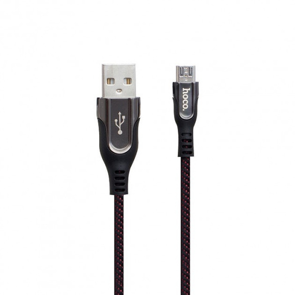 Кабель Hoco U54 Advantage MicroUSB (1,2м) (черный)