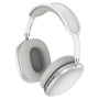 Беспроводные наушники накладные Borofone BO22 Plus Elegant, Bluetooth, 800 мАч, серебристый