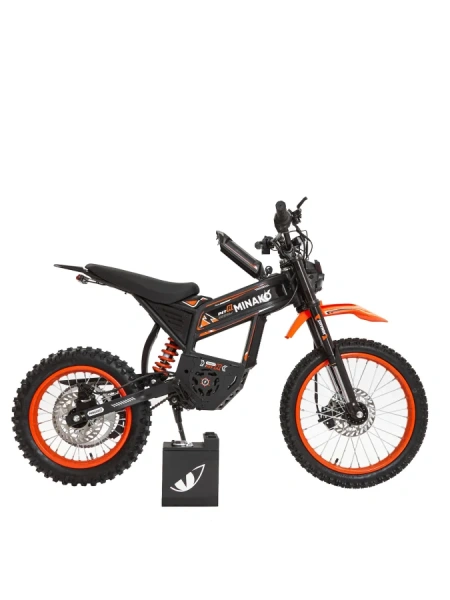 Электропитбайк Minako Pit R 60V 23Ah — Оранжевый