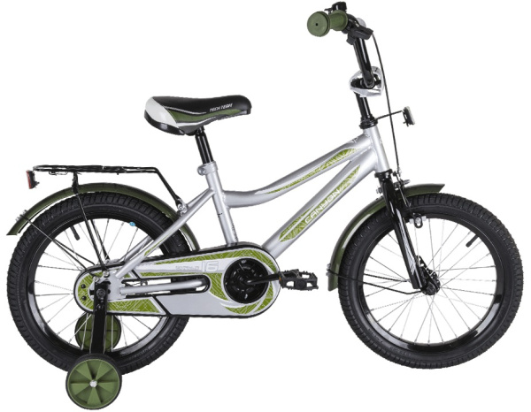 Велосипед TechTeam Canyon 16" 2022 Grey/Green