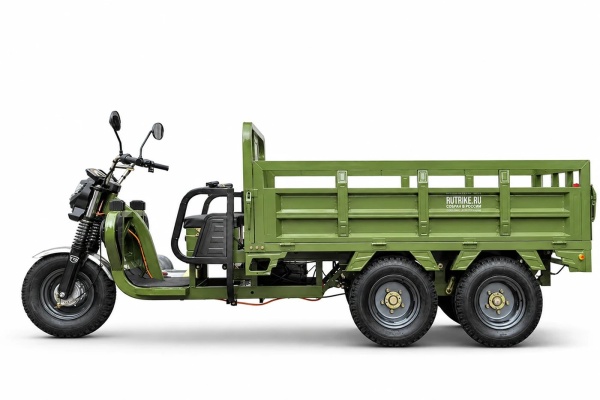 Грузовой электротрицикл Rutrike Профи 2200 60V1800*2W (Зеленый-3298)