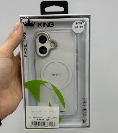 Чехол King IPhone 17 Clear