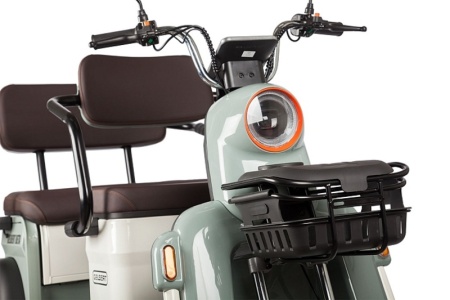 Электротрицикл Rutrike Gelbert Beta 48V/60V 800Вт (Черный-3028)